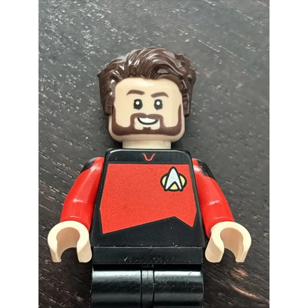 Lego Star Trek Commander William Riker #trek003 Set #10356 USS Enterprise NCC
